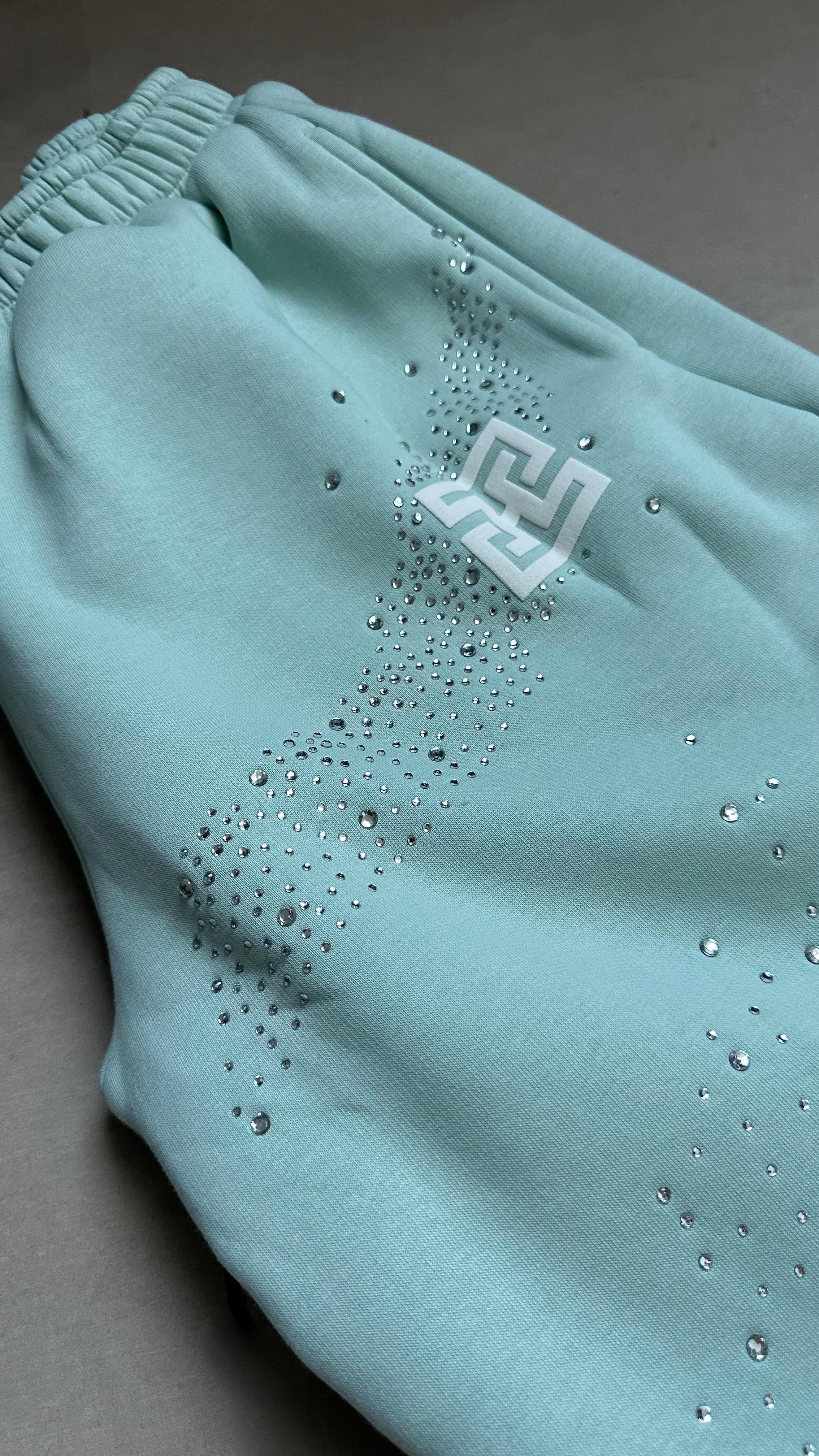 Swarovski Sweatpants in Dust Mint